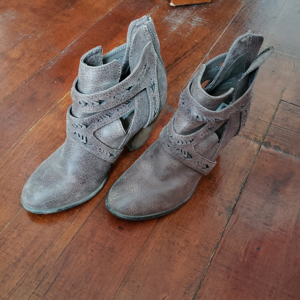 Brown ankle boots